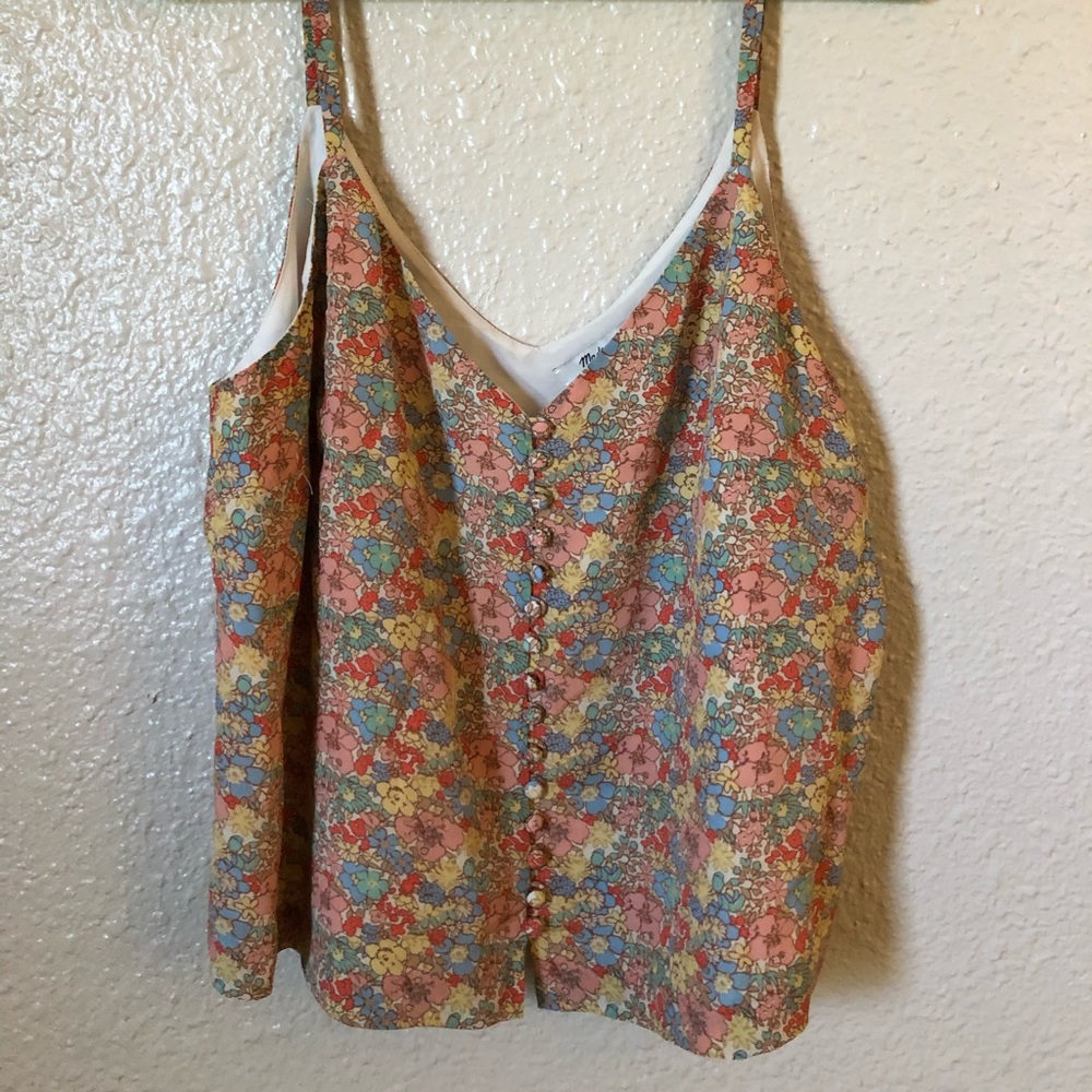 NWOT Madewell Floral Tank